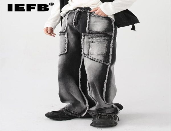 men039s jeans iefb men039s pants autumn vintage wash rough edge straight tube splicing male jeans high street wide leg trous2862900, Blue
men039s jeans iefb men039s pants autumn vintage wash rough edge straight tube splicing male jeans high street wide leg trous2862900, Blue