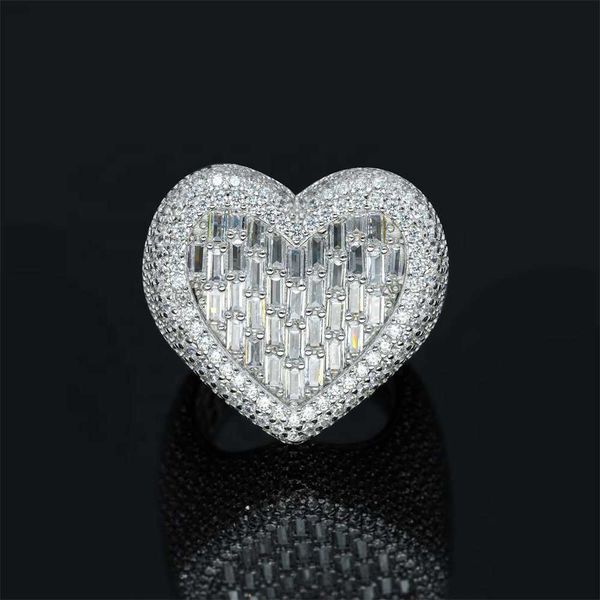 custom iced out vvs moissanite baguette diamond hip hop heart ring 925 silver 10k 14k real gold hiphop men jewelry
custom iced out vvs moissanite baguette diamond hip hop heart ring 925 silver 10k 14k real gold hiphop men jewelry