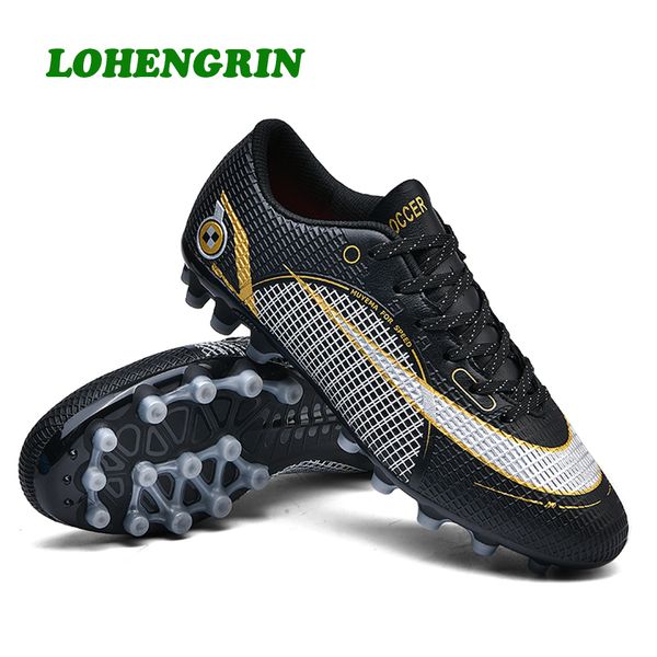 athletic outdoor kids soccer shoes original men outdoor football boots boys soccer cleats ag/tf non-slip training sneakers turf futsal train, Black
athletic outdoor kids soccer shoes original men outdoor football boots boys soccer cleats ag/tf non-slip training sneakers turf futsal train, Black