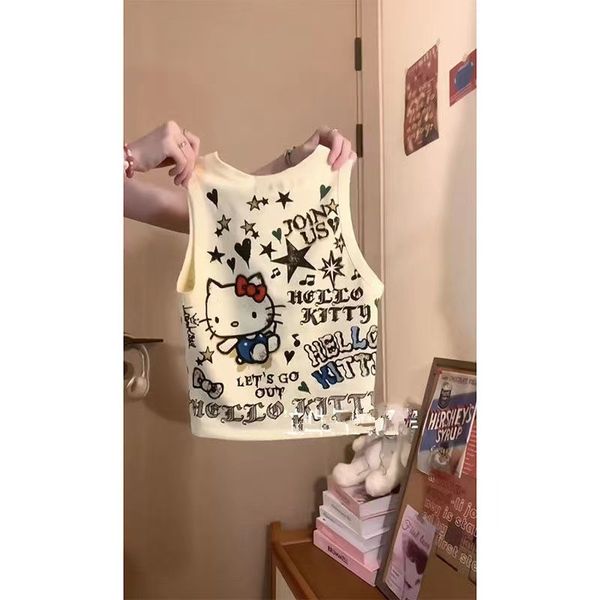 japanese dopaminergy girl wears a print halter tank female summer street ie full print short crop top, White
japanese dopaminergy girl wears a print halter tank female summer street ie full print short crop top, White