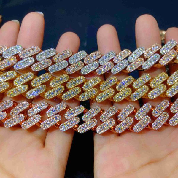 2023 hip hop jewelry new arrivals handmade necklace iced moissanite men cuban chain necklace, Silver
2023 hip hop jewelry new arrivals handmade necklace iced moissanite men cuban chain necklace, Silver