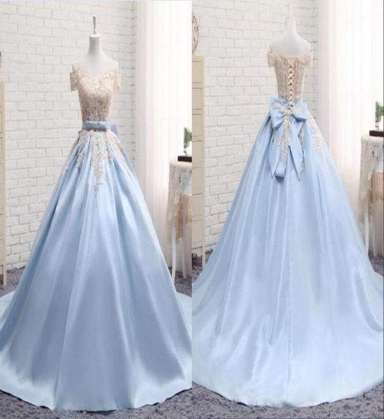 light sky blue ball gown sweet 16 dresses off the shoulder satin applique lace with short sleeve corset quinceanera dress prom dre2595248, Blue;red
light sky blue ball gown sweet 16 dresses off the shoulder satin applique lace with short sleeve corset quinceanera dress prom dre2595248, Blue;red