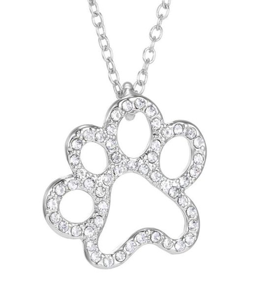 footprint dog cat paw pendant women necklace rhinestone pet animal cute jewelry accessories gift party fashion7161125, Silver
footprint dog cat paw pendant women necklace rhinestone pet animal cute jewelry accessories gift party fashion7161125, Silver