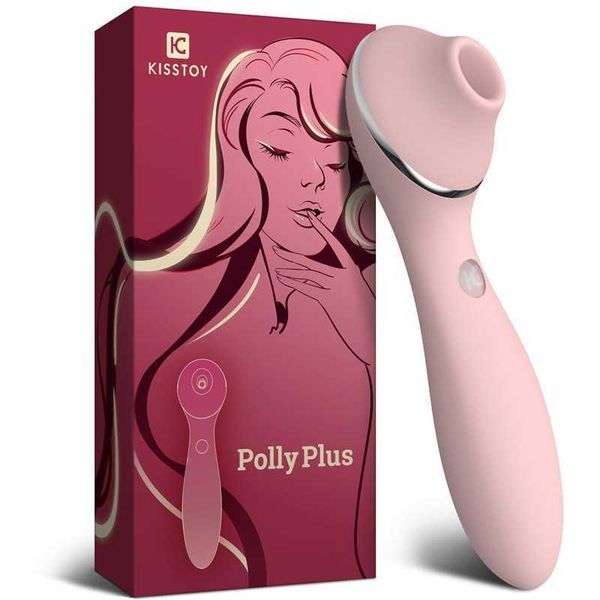 kisstoy polly magic suction heating vibration massage stick sucker supplies