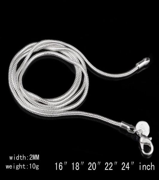 2mm 925 sterling silver chains lobster clasps necklaces for women men jewelry size 16 18 20 22 24 inches3600719, Golden;silver
2mm 925 sterling silver chains lobster clasps necklaces for women men jewelry size 16 18 20 22 24 inches3600719, Golden;silver