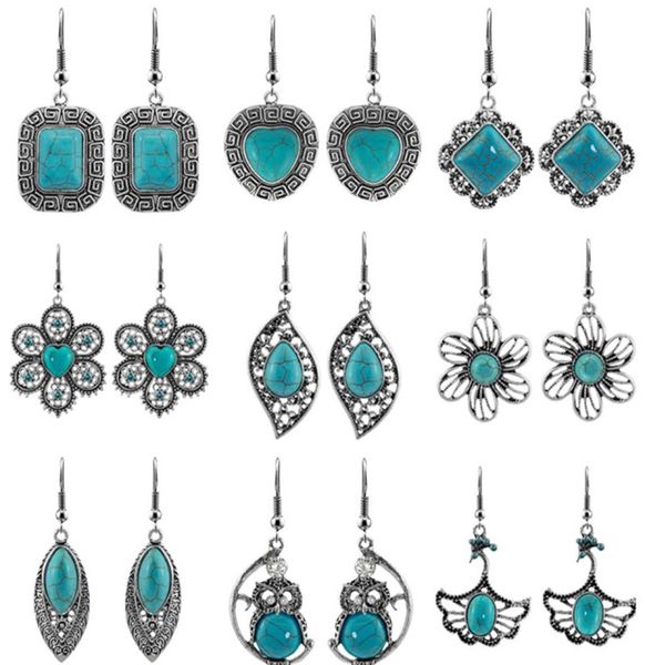 bohemian vintage charm turquoise heart designer earring for woman party jewelry silver plated rhinestone flowers owl feather penda8276009, Golden
bohemian vintage charm turquoise heart designer earring for woman party jewelry silver plated rhinestone flowers owl feather penda8276009, Golden