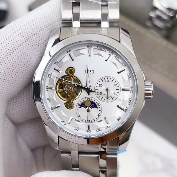 luxury men's wrist watches tissoity brand 1853 tourbillon automatic machinery watch womens business sports movement wristwatches modern, Slivery;golden
luxury men's wrist watches tissoity brand 1853 tourbillon automatic machinery watch womens business sports movement wristwatches modern, Slivery;golden