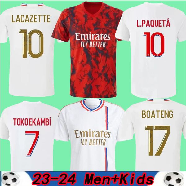 23 24 ly on soccer jerseys maillot de foot caqueret ol 2023 2024 home football shirt aouar barcola castello jr cherki boateng dembele gusto, Black;yellow
23 24 ly on soccer jerseys maillot de foot caqueret ol 2023 2024 home football shirt aouar barcola castello jr cherki boateng dembele gusto, Black;yellow