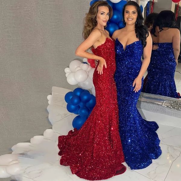 aiovox sequins prom dresses v-neck mermaid strapless party dress vestido de gala long pageant, Black 
aiovox sequins prom dresses v-neck mermaid strapless party dress vestido de gala long pageant, Black