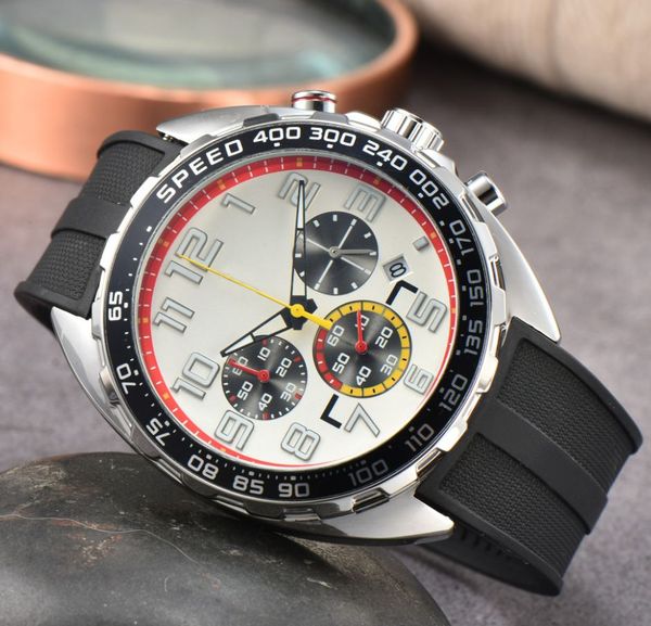 designer brand mens luxury sports 45mm watches watch 3 dial quartz wristwatches men fashion silicone strap multi color clock montre de luxe, Slivery;golden
designer brand mens luxury sports 45mm watches watch 3 dial quartz wristwatches men fashion silicone strap multi color clock montre de luxe, Slivery;golden