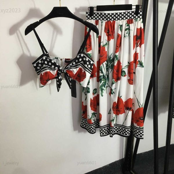 designer women dress two piece dress girl summer suit size s-l flower printed bow and high waisted skirt july19, White
designer women dress two piece dress girl summer suit size s-l flower printed bow and high waisted skirt july19, White