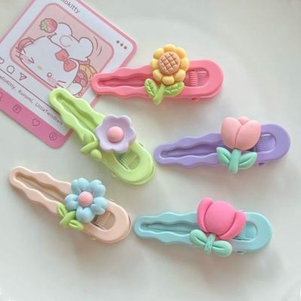 5pcs set summer sunflower frosted colored tulip flower wave cloud hair clips girl kawaii hairpin barrettes headwear accessory, Slivery;white
5pcs set summer sunflower frosted colored tulip flower wave cloud hair clips girl kawaii hairpin barrettes headwear accessory, Slivery;white