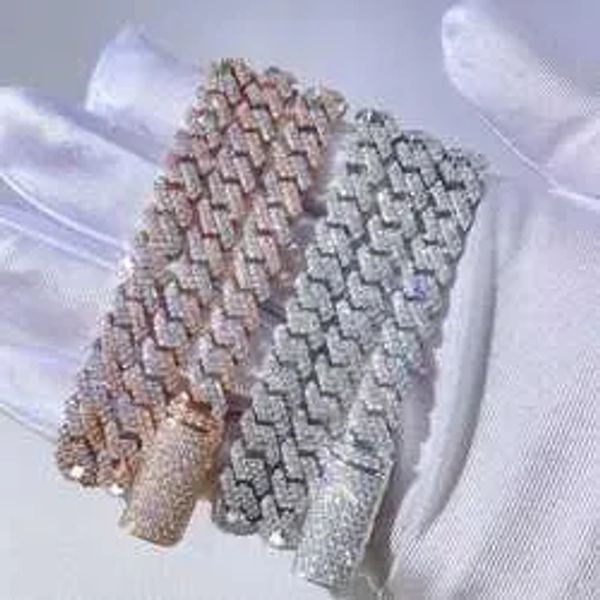necklace jewelry 10mm hip hop cuban link chain iced out men fashion rapper jewelry moissanite, Silver
necklace jewelry 10mm hip hop cuban link chain iced out men fashion rapper jewelry moissanite, Silver