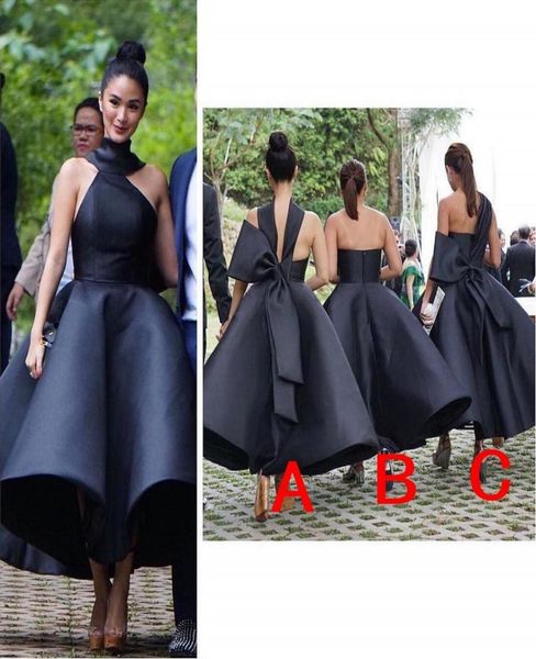 new design ball gown black bridesmaid dresses backless bow knot maid of honor wedding guest dress custom made prom evening party g9177145, White;pink
new design ball gown black bridesmaid dresses backless bow knot maid of honor wedding guest dress custom made prom evening party g9177145, White;pink