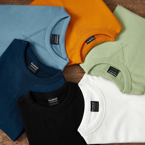 men's hoodies sweatshirts amekaji pullover sweater american retro terry round neck autumn men vintage solid color casual long sleeve 23, Black
men's hoodies sweatshirts amekaji pullover sweater american retro terry round neck autumn men vintage solid color casual long sleeve 23, Black