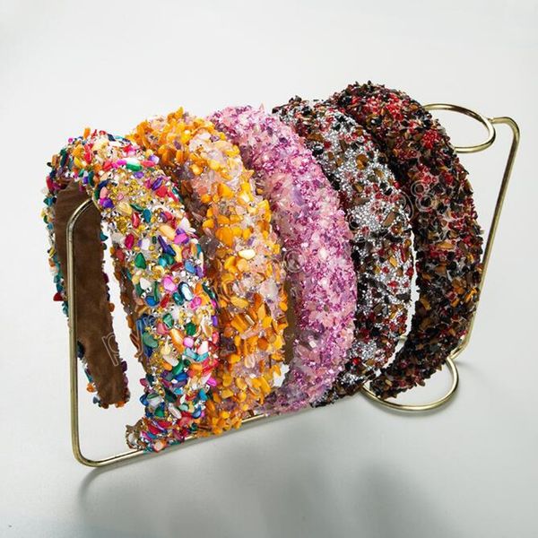 new fashion shining hairband full rhinestone stones paved headband wide side sponge headwear turban adult, Slivery;white
new fashion shining hairband full rhinestone stones paved headband wide side sponge headwear turban adult, Slivery;white