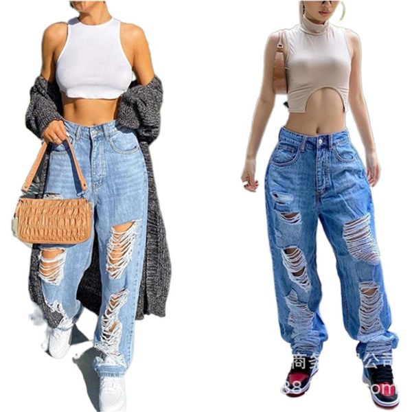 women's jeans y2k ripped mid waist solid wideleg pant thin denim hole trousers baggy jeans cargo allseason for girls sxl 230721, Blue
women's jeans y2k ripped mid waist solid wideleg pant thin denim hole trousers baggy jeans cargo allseason for girls sxl 230721, Blue