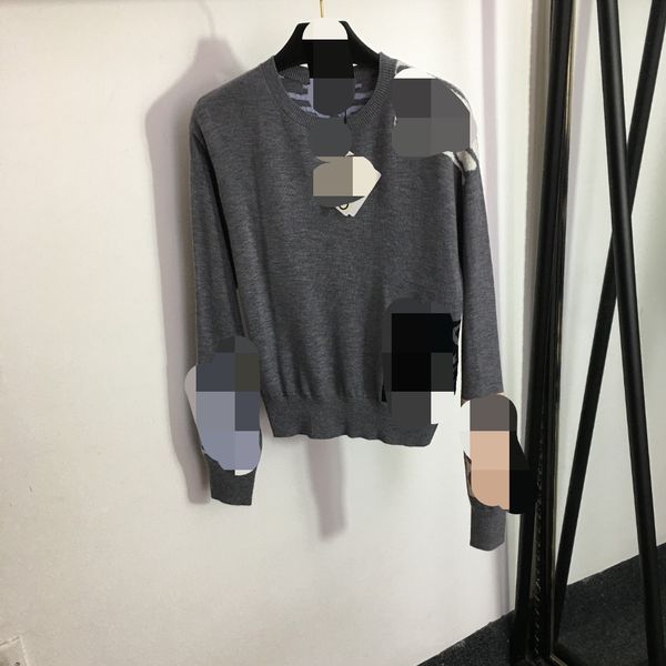 716 2023 autumn runway summer brand same style sweater long sleeve crew neck beads black fashion clothes womens meiyi20234826, White;black
716 2023 autumn runway summer brand same style sweater long sleeve crew neck beads black fashion clothes womens meiyi20234826, White;black