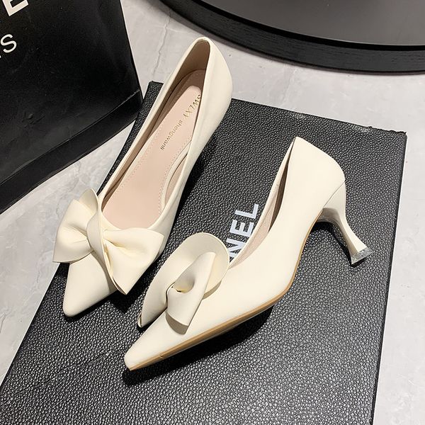 women's pointed high heels spring and autumn fashion new trend british fashion women's shoes bow fine single shoes women, Black
women's pointed high heels spring and autumn fashion new trend british fashion women's shoes bow fine single shoes women, Black