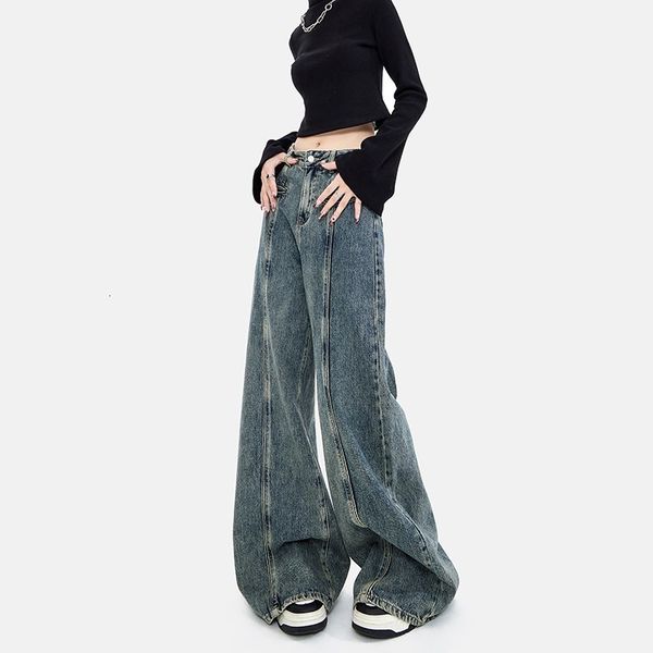 women's jeans american vintage casual baggy high waist straight pant's y2k wide leg grunge streetwear style blue denim trouser 230
women's jeans american vintage casual baggy high waist straight pant's y2k wide leg grunge streetwear style blue denim trouser 230
