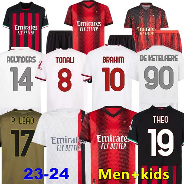 23 24 ac milans soccer jerseys 2023 soccer shirt theo tonali 4th shirt romagnoli rafa leao ibrahimovic giroud saelemaekers reijnders footbal, Black;yellow
23 24 ac milans soccer jerseys 2023 soccer shirt theo tonali 4th shirt romagnoli rafa leao ibrahimovic giroud saelemaekers reijnders footbal, Black;yellow