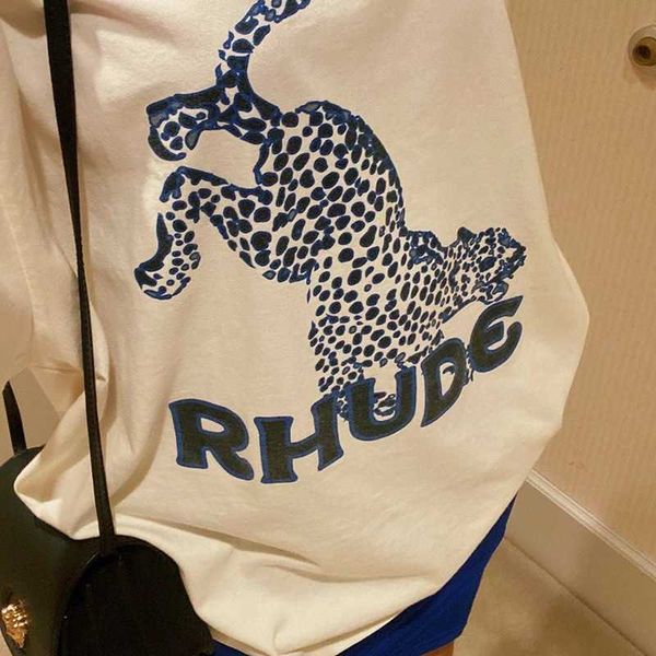 rhude leopard money leopard print high street american fashion brand loose round neck short sleeve t-shirt summer men and women, White;black
rhude leopard money leopard print high street american fashion brand loose round neck short sleeve t-shirt summer men and women, White;black