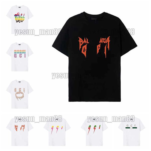 designer luxury ggity classic t shirt guccs chest letter printed mens and womens summer breathable high street cotton loose tees, White;black
designer luxury ggity classic t shirt guccs chest letter printed mens and womens summer breathable high street cotton loose tees, White;black