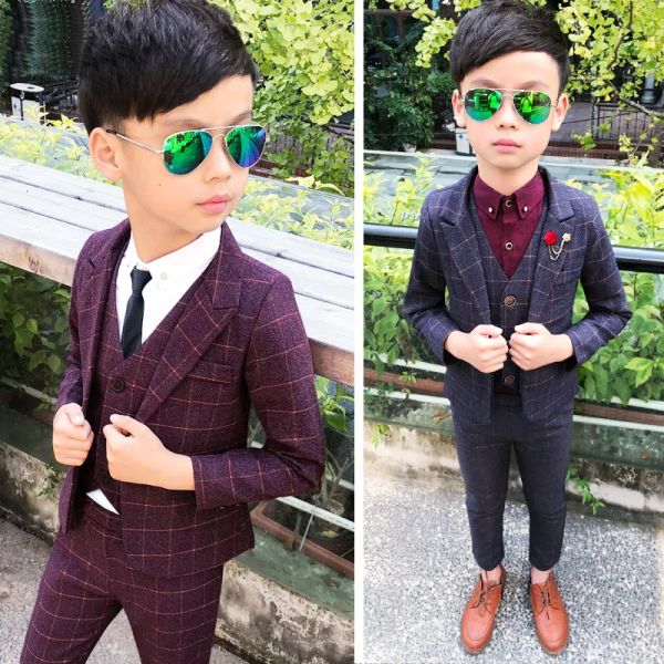 suits 3 pcs formal boys clothes blazer vest pants children wedding suits tuxedos kids elegant clothing sets boy carnival party suit 2303 jtg, Black
suits 3 pcs formal boys clothes blazer vest pants children wedding suits tuxedos kids elegant clothing sets boy carnival party suit 2303 jtg, Black