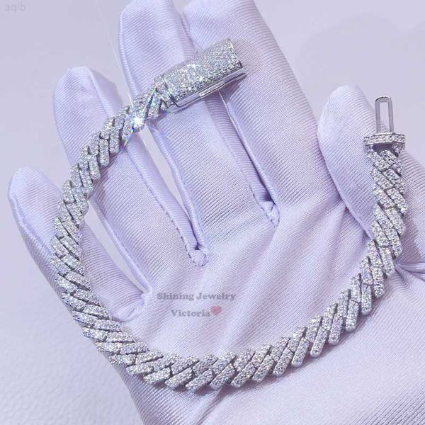 8mm solid silver white gold rose gold iced out vvs moissanite cuban bracelet diamond
8mm solid silver white gold rose gold iced out vvs moissanite cuban bracelet diamond