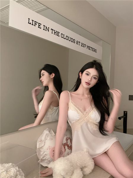 pajamas for women with chest cushions and ice silk two-piece suit, vest, suspender, shorts, home wear
pajamas for women with chest cushions and ice silk two-piece suit, vest, suspender, shorts, home wear
