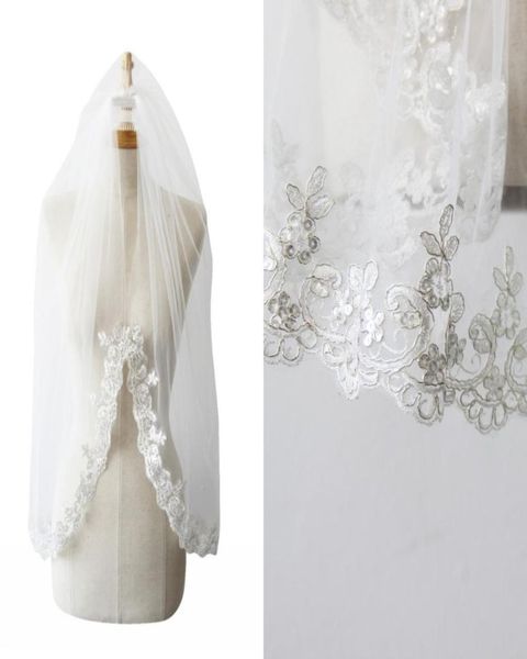 amazing sliver applique lace wedding veils for bride with comb one layer fingertip length bridal veil country beach wedding 4468324, Black
amazing sliver applique lace wedding veils for bride with comb one layer fingertip length bridal veil country beach wedding 4468324, Black