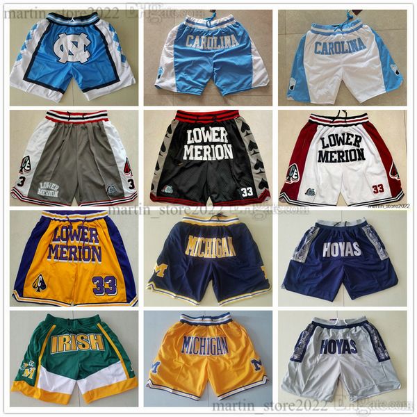 just don basketball shorts pants ncaa college georgetown hoyas north carolina high school irish michigan wolverines lower merion with zipper
just don basketball shorts pants ncaa college georgetown hoyas north carolina high school irish michigan wolverines lower merion with zipper
