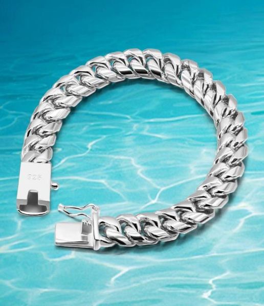 link chain men braided horsewhip bracelet 925 silver solid link bracelets sterling jewelry wide 10mm9008296, Black
link chain men braided horsewhip bracelet 925 silver solid link bracelets sterling jewelry wide 10mm9008296, Black