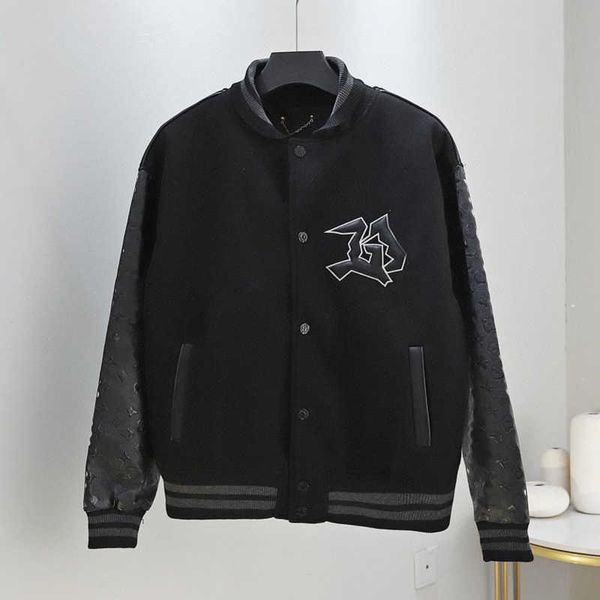 womens jacket varsity baseball uniform embroidered cardigan coat brand designer women women loose pu patched jackets oversize, Black;brown
womens jacket varsity baseball uniform embroidered cardigan coat brand designer women women loose pu patched jackets oversize, Black;brown