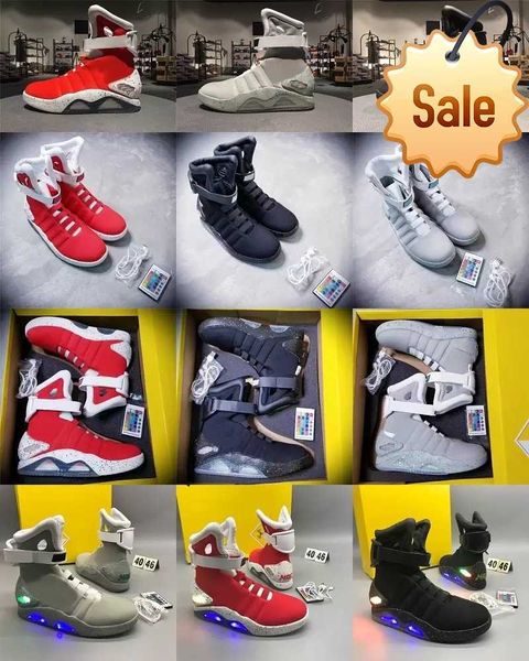 2023 air mag sneakers marty mcfly's air mags automatic laces casual shoe led shoes man back to the future glow in the dark gray boots m, Black
2023 air mag sneakers marty mcfly's air mags automatic laces casual shoe led shoes man back to the future glow in the dark gray boots m, Black