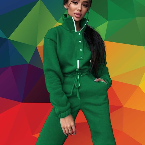 elegant women's fashion tracksuits jumpsuit with chic women autumn winter outfit, White
elegant women's fashion tracksuits jumpsuit with chic women autumn winter outfit, White
