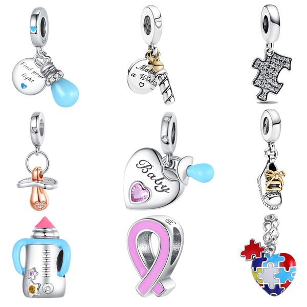 s925 silver charms european and american fashion designer jewelry accessories diy fit pandora bracelet necklace fluorescent bulb baby bottle, Bronze;silver
s925 silver charms european and american fashion designer jewelry accessories diy fit pandora bracelet necklace fluorescent bulb baby bottle, Bronze;silver