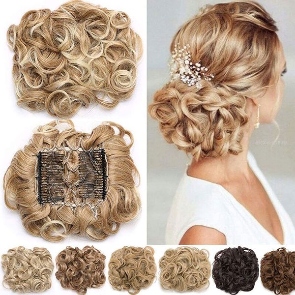 synthetic synthetic hair bun chignon messy curly hair band elastic scrunchy false hair pieces for women hairpins black brown 230724
synthetic synthetic hair bun chignon messy curly hair band elastic scrunchy false hair pieces for women hairpins black brown 230724