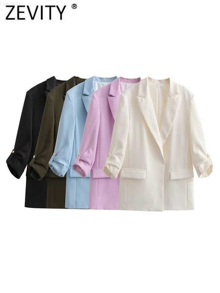 women's suits blazers zevity women fashion 5 colors open stitching blazer coat office lady chic roll up three quarter sleeve casual sui, White;black
women's suits blazers zevity women fashion 5 colors open stitching blazer coat office lady chic roll up three quarter sleeve casual sui, White;black