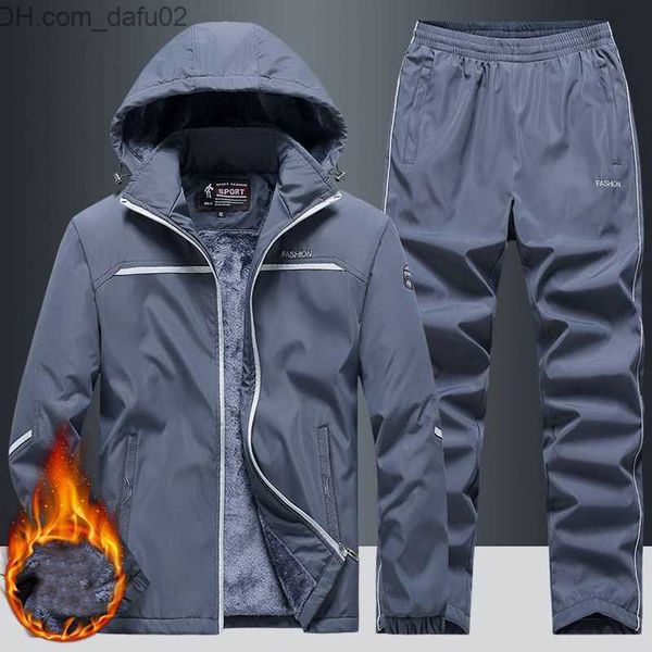 men's tracksuits new warm sportswear men's sweatshirt hoodie+sweatpants winter wool sportswear windproof gym jogging sportswear z2, Gray
men's tracksuits new warm sportswear men's sweatshirt hoodie+sweatpants winter wool sportswear windproof gym jogging sportswear z2, Gray