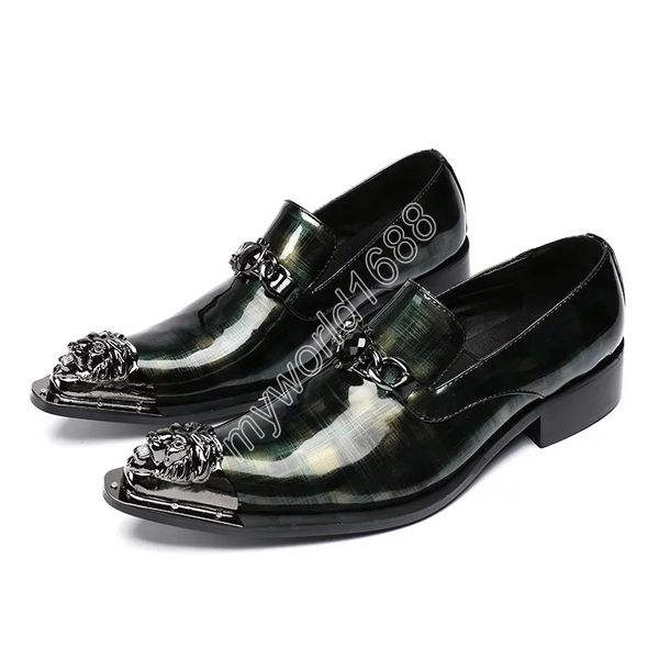 2023 british style luxury slip on evening shoes elegant pointed toe dress shoes classic men patent leather banquet shoes, Black
2023 british style luxury slip on evening shoes elegant pointed toe dress shoes classic men patent leather banquet shoes, Black