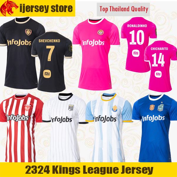 2023 kings league soccer jerseys porcinos el barrio aniquiladores saiyans ronaldinho football shirt pio ultimate mostoles chicharito camisa, Black;yellow 
2023 kings league soccer jerseys porcinos el barrio aniquiladores saiyans ronaldinho football shirt pio ultimate mostoles chicharito camisa, Black;yellow