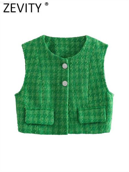 women's jackets zevity women fashion o neck sleeveless green houndstooth short vest jacket ladies diamond buttons casual waistcoat ct1, Black;brown
women's jackets zevity women fashion o neck sleeveless green houndstooth short vest jacket ladies diamond buttons casual waistcoat ct1, Black;brown