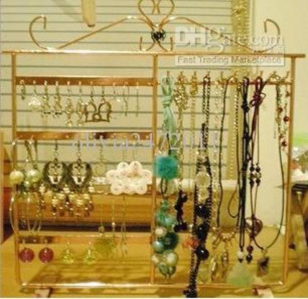 new 48 hole 10 hook multifunction necklace braceletearringsjewelry display rack stand ht14163766, Black
new 48 hole 10 hook multifunction necklace braceletearringsjewelry display rack stand ht14163766, Black