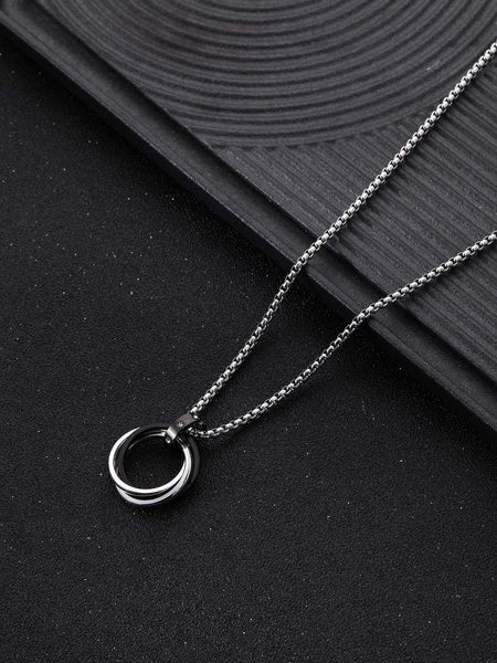 men's accessories fashionable and popular 1pc men rhinestone decor circle charm necklace stainless steel jewelry for jewelry gift and f, Silver
men's accessories fashionable and popular 1pc men rhinestone decor circle charm necklace stainless steel jewelry for jewelry gift and f, Silver