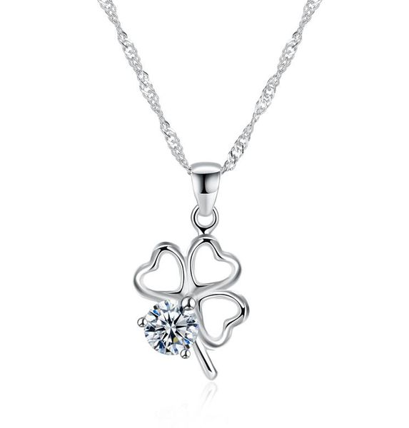 rhodium plated necklaces fourleaf clover pattern mosaic white zircon pendant accessories s925 sterling silver necklace prom gifts6620830
rhodium plated necklaces fourleaf clover pattern mosaic white zircon pendant accessories s925 sterling silver necklace prom gifts6620830