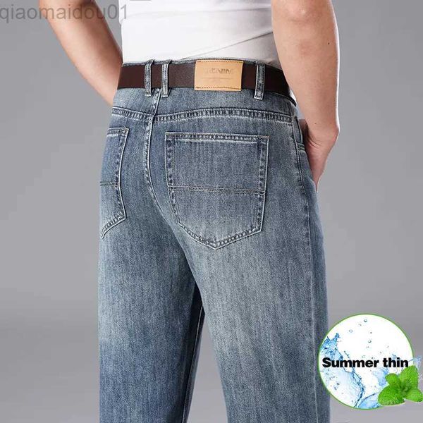 men's jeans classic summer men's straight loose thin jeans business fashion luxury cargo pants stretch denim trousers male brand l, Blue
men's jeans classic summer men's straight loose thin jeans business fashion luxury cargo pants stretch denim trousers male brand l, Blue