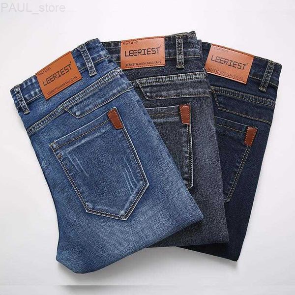 men's jeans straight leg fashion classic blue and black stretch denim pants 2021 spring autumn business casual work trousers l230724
men's jeans straight leg fashion classic blue and black stretch denim pants 2021 spring autumn business casual work trousers l230724