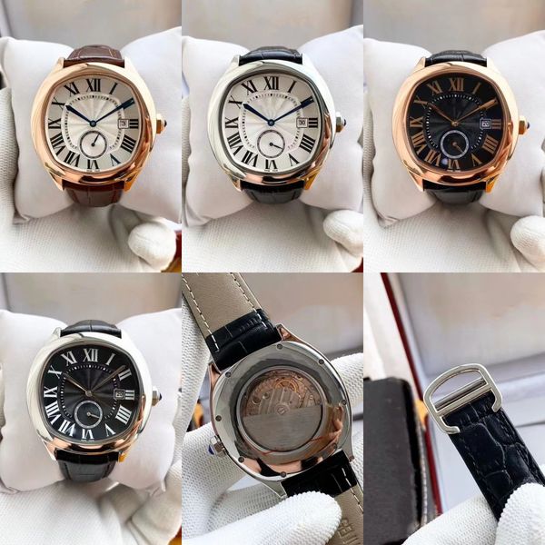 41mm mens watch leather strap men's automatic mechanical watches transparent back sport waterproof designer watch, Slivery;brown
41mm mens watch leather strap men's automatic mechanical watches transparent back sport waterproof designer watch, Slivery;brown