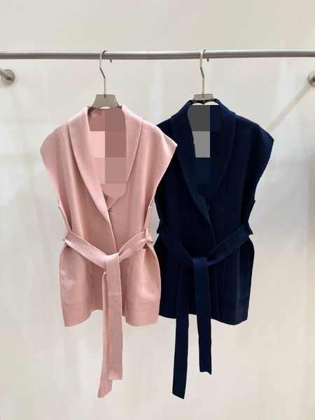 722 2023 autumn runway pullover brand same style cardigan sweater sleeveless crew neck fashion clothes womens qian688, White;black
722 2023 autumn runway pullover brand same style cardigan sweater sleeveless crew neck fashion clothes womens qian688, White;black